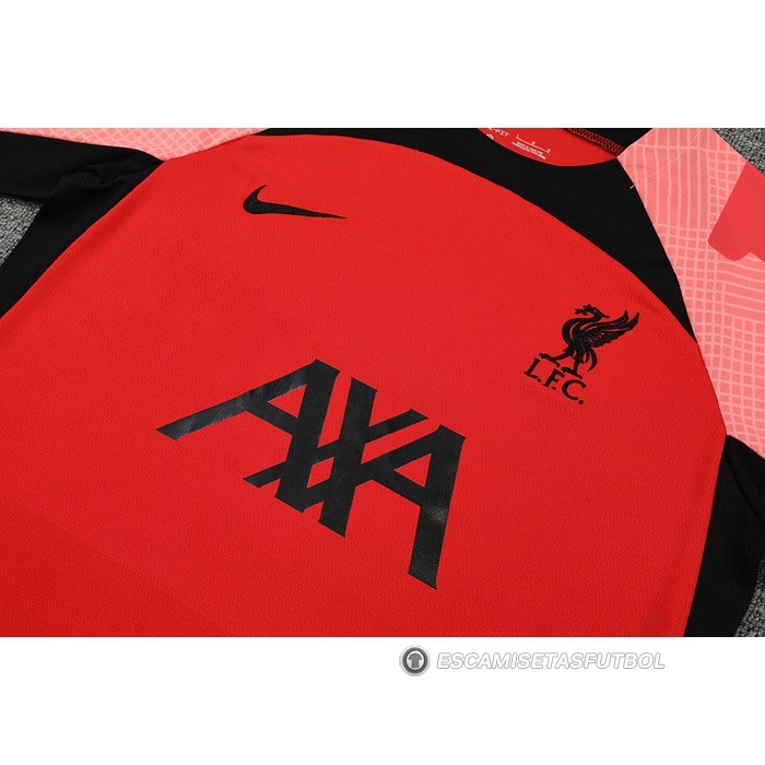 Chandal del Liverpool Manga Corta 22-23 Rojo - Pantalon Corto